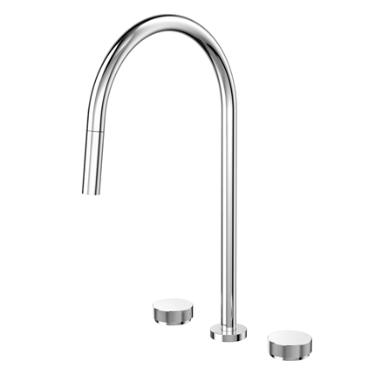 Misturador para Cozinha de Mesa com Ducha Retrtil Mix & Match Cromado