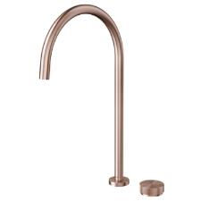 Torneira para Cozinha de Mesa Bica Alta  Mix & Match Cobre Escovado