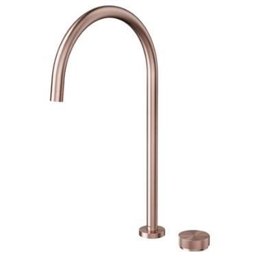 Torneira para Cozinha de Mesa Bica Alta  Mix & Match Cobre Escovado