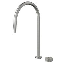 Torneira para Cozinha de Mesa com Ducha Retrtil Mix & Match Inox Escovado