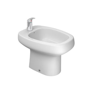 Bid com 1 Furo para Ducha Vertical Monte Carlo Branco - BV.81.17