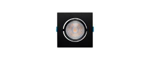 Embutido Direcionvel Easy Evo Par 20 7w 3000k Preto