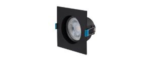 Embutido Direcionvel Easy Evo Par 20 7w 3000k Preto