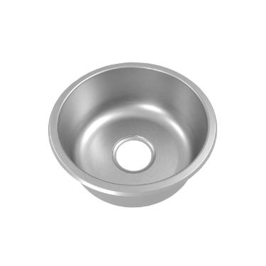 Cuba Simples 30X30 CS-30 3 1/2 com Vlvula Inox Escovado