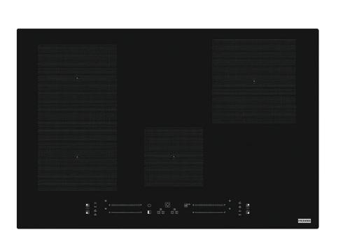Cooktop de induo c/ 4 Zonas Maris Vidro Preto Franke FMA 804 77x51