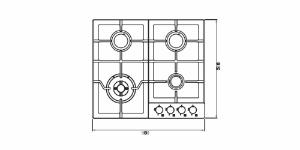 Cooktop Zurique a Gs 60Cm