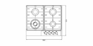 Cooktop Montreal a Gs 60Cm