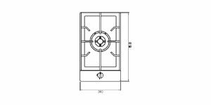 Cooktop Zurique a Gs 30Cm