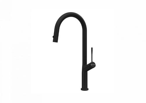 Misturador Monocomando para Cozinha de Mesa Black Matte