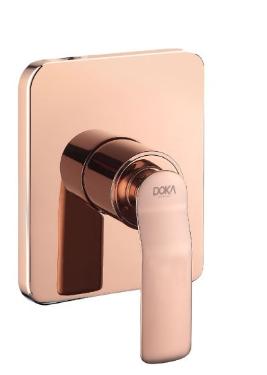 Misturador Monocomando para Chuveiro Alta/Baixa Presso Base Deca Rainbow Rose Gold