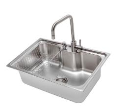 Cuba Funzionale com Acessrio e Vlvula 66x45Cm Inox
