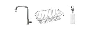 Cuba Funzionale com Acessrio e Vlvula 66x45Cm Inox