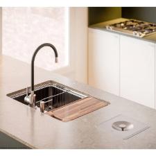 Cuba Docol Massima com Acessrio Vlvula e Lixeira 68x48 Inox