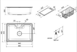 Cuba Docol Massima com Acessrio e Vlvula 68x48 Inox