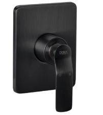 Misturador Monocomando para Chuveiro Alta/Baixa Presso Base Deca Rainbow Matt Black