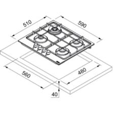 Cooktop a Gs 60cm Inox