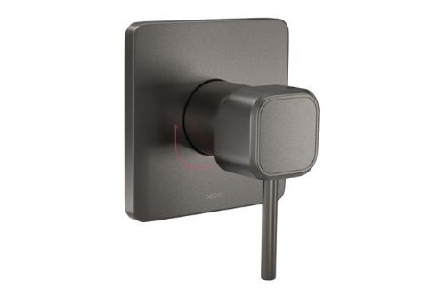Acabamento Monocomando Quadrado para Chuveiro Deca You Dark Antracite