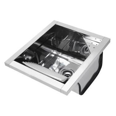 Tanque Reto 44x51,5  com Vlvula Alto Brilho