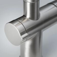 Misturador Monocomando para Cozinha de Mesa Maris Active Twist Inox Fosco