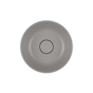 Cuba Sobrepor Redonda 30 cm Soft Antracite - L.22030.85