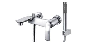 Monocomando de Parede para Banheira com Ducha Higinica Rainbow Chrome