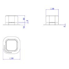 Acionamento Monocomando Quadrado Deca You Black Matte