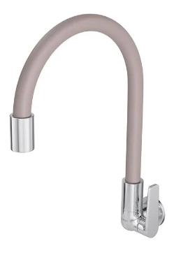 Torneira para Cozinha de Parede Motion Cromado e Fendi