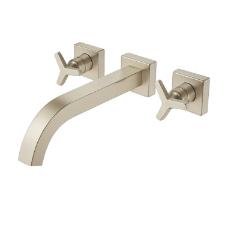 Misturador para Lavatrio Parede City Nquel Escovado