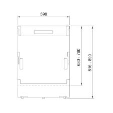 Lava-Louas 16 Servios Para Embutir e Revestir Franke 60cm 220V