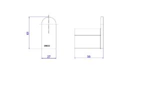 Cabide Versa Red Gold