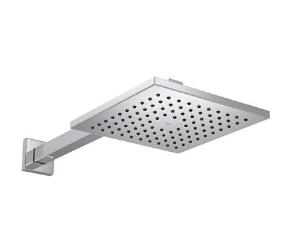 Chuveiro de Parede com Tubo Quadrado Cromado