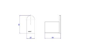 Cabide Versa Black Noir