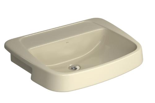 Lavatrio Semiencaixe  Monte Carlo Creme - L.82.37
