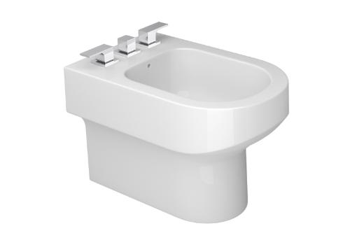 Bid com 3 Furos Carrarra Branco - B.60.17