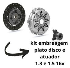 KIT EMBREAGEM ETIOS 1.3 1.5 16V COM ATUADOR
