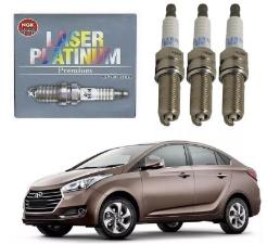 Jogo Velas Igni��o NGK ? Hyundai HB20 / HB20S 1.0 12V