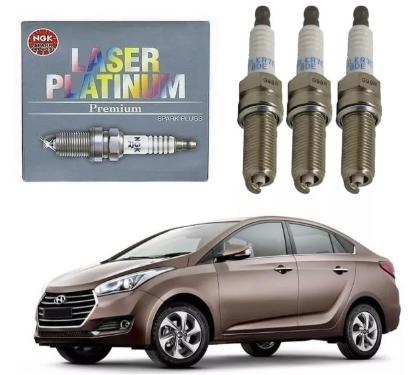 Jogo Velas Igni��o NGK ? Hyundai HB20 / HB20S 1.0 12V