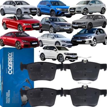 PASTILHA FREIO TRASEIRA GOLF 1.4 2.0 2014 EM DIANTE  A3 JETTA PASSAT