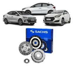 KIT EMBREAGEM HB20 1.6 16V 2012 EM DIANTE SACHS6400