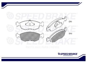 PASTILHA FREIO ESCORT XR3  VERONA 2.0 93/96