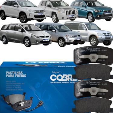 PASTILHA FREIO TRASEIRA OUTLANDER 2006 EM DIANTE  ASX PAJERO C4
