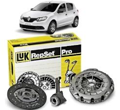 KIT EMBREAGEM LOGAN SANDERO MARCH VERSA COM ATUADOR