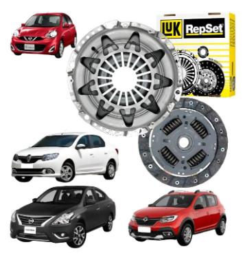 KIT EMBREAGEM LOGAN SANDERO MARCH VERSA