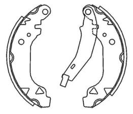 SAPATA FREIO CLIO RL RN 1.6 CLIO ARGENTINO R19 96/00