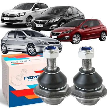 Par Piv� Bandeja Suspens�o Dianteira Peugeot 307 2001 a 2011 Perfect PVI0121