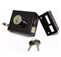 Fechadura Sobrepor P/ Porto Ferro E Madeira Stam 701/100 Cor Preto