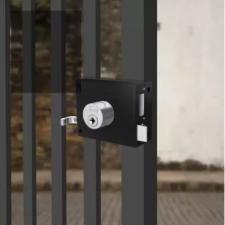 Fechadura Sobrepor P/ Porto Ferro E Madeira Stam 701/100 Cor Preto