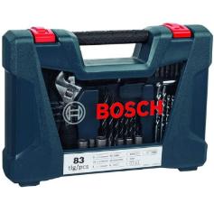 Jogo Ferramentas Kit Brocas Bits Titnio V-line 83 Ps Bosch