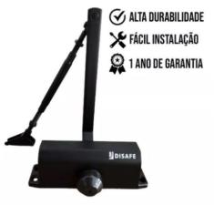 Mola Para Porta Area Hidrulica At 65kgs Preta Fora 3