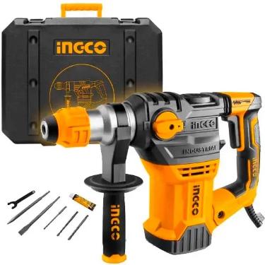 MARTELETE ROMPEDOR C/MALETA 1500W RH150028-9 INGCO MARTELETE ROMPEDOR C/MALETA 1500W RH150028-9 INGCO